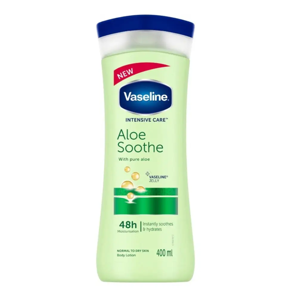Vaseline Body Lotion With Aloe Vera 400ml لوسیون بدن وازلین رایحه آلوئه ورا حجم 400ml