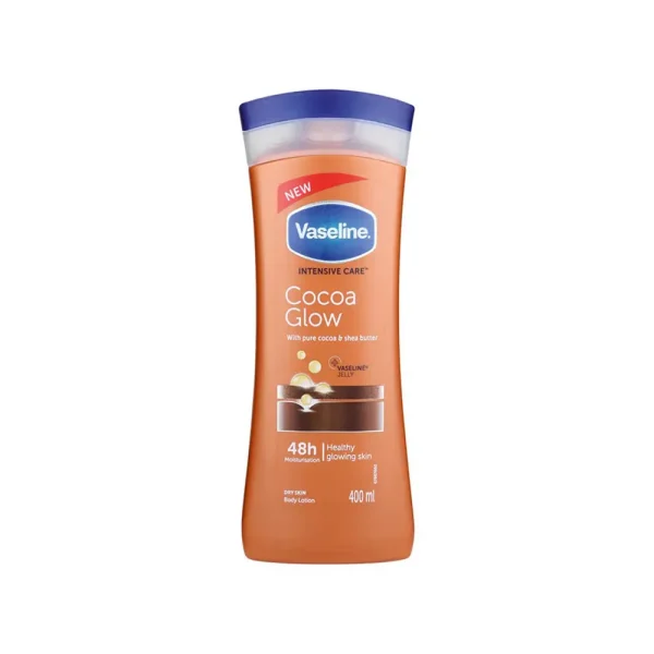 لوسیون بدن وازلین رایحه کاکائو Cocoa Glow حجم 400ml