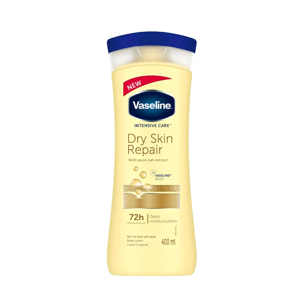 لوسیون بدن وازلین رایحه شیر عسل Dry Skin Repair حجم 400ml