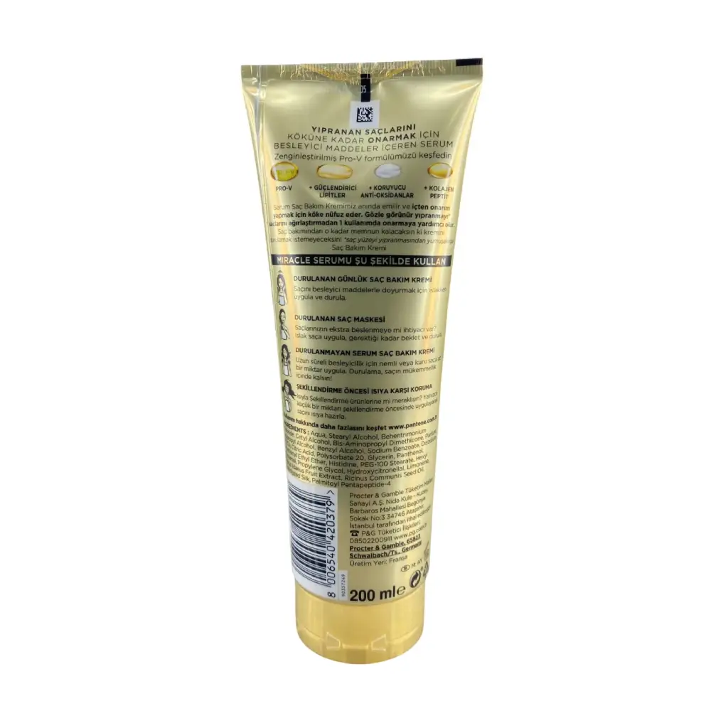کرم مراقبت از مو چند منظوره پنتن سری Miracle Serum حجم 200 میل
