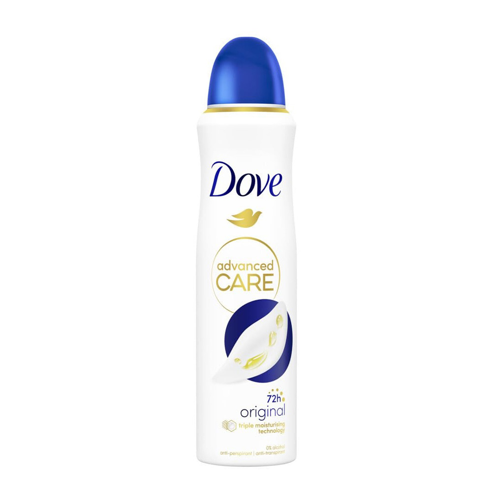 dove-original-advanced-care-deodorant-spray اسپری ضدتعریق داو مدل Advanced Care رایحه کلاسیک زنانه 250 میلی لیتر
