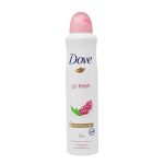 اسپری ضدتعریق داو مدل Go Fresh رایحه انار و لیمو ترش زنانه 250 میلی لیتر