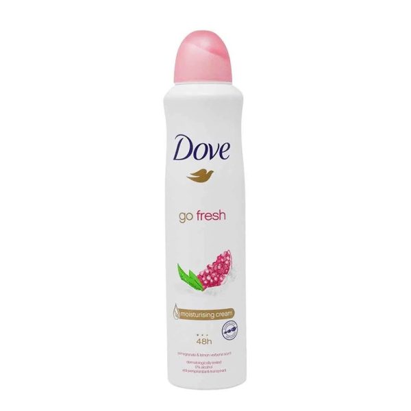 اسپری ضدتعریق داو مدل Go Fresh رایحه انار و لیمو ترش زنانه 250 میلی لیتر