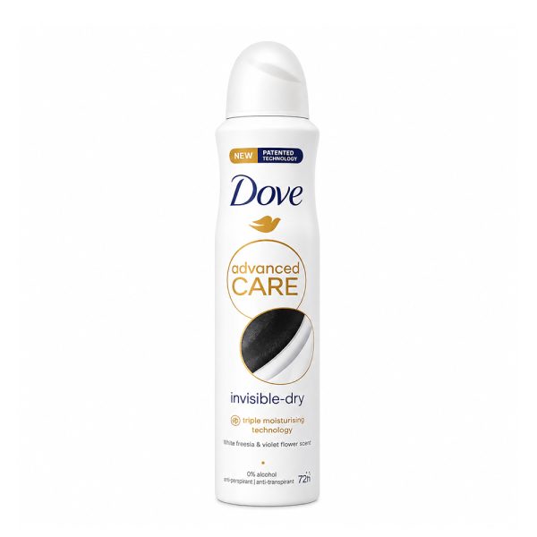 اسپری ضدتعریق داو مدل Advanced Care رایحه گل فریزیا سفید و بنفشه زنانه 250 میلی‌ لیتر