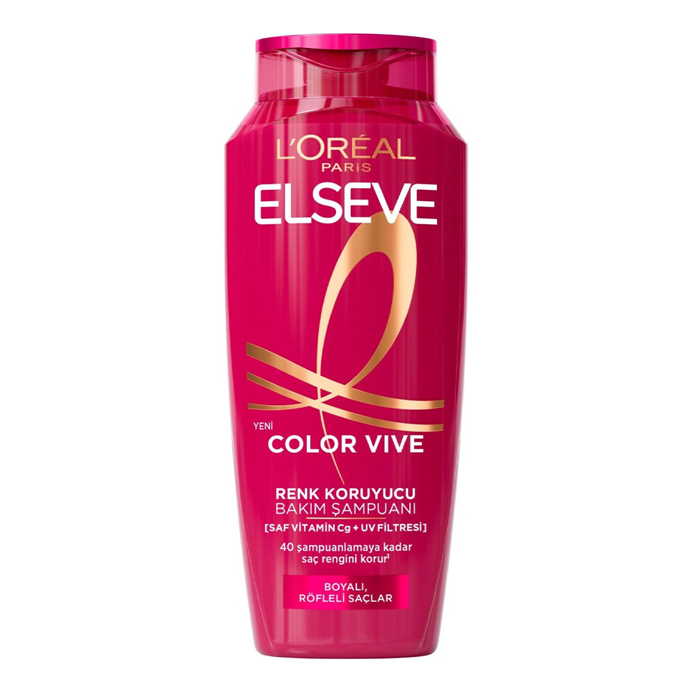 loreal-elseve-color-vive-shampoo شامپو لورآل تثبیت کننده رنگ مو مدل Color Vive مناسب موهای رنگ شده 300 میلی لیتر