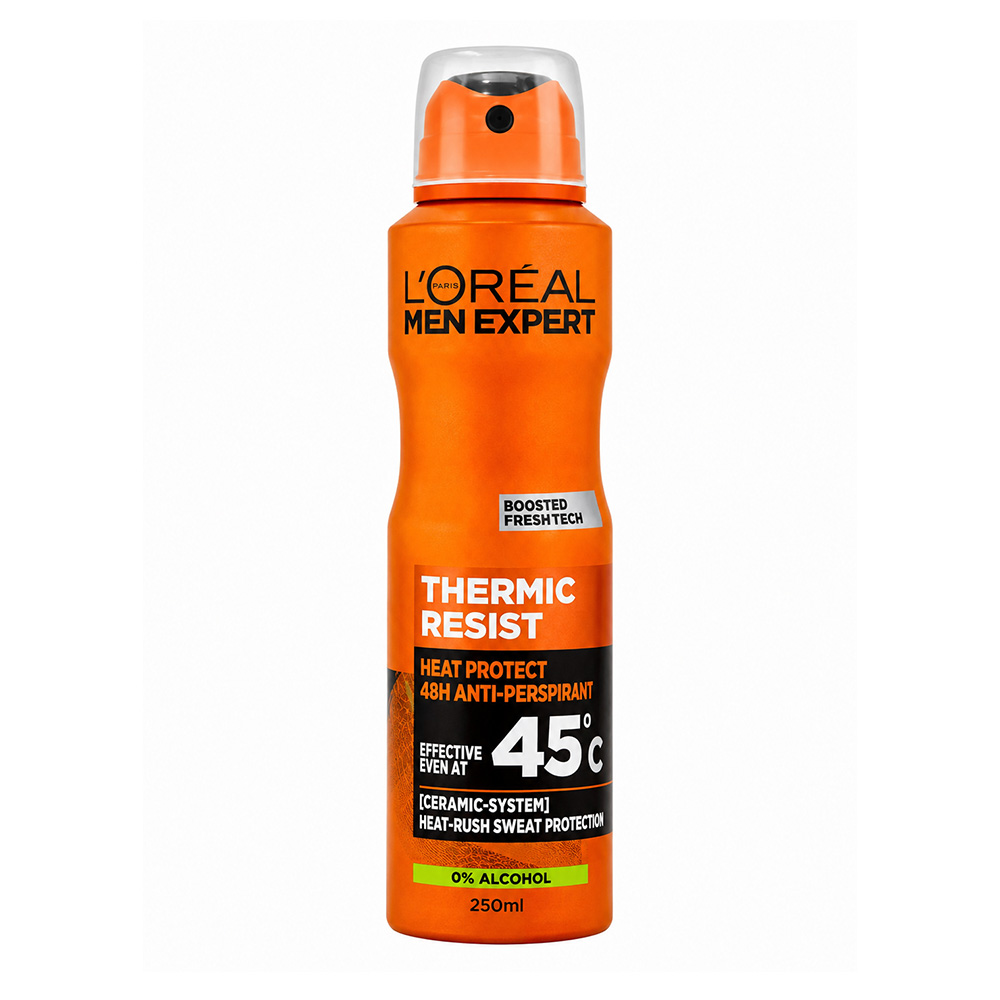 loreal-thermic-resist-men-expert-spray اسپری ضدتعریق لورآل مدل Thermic Resist