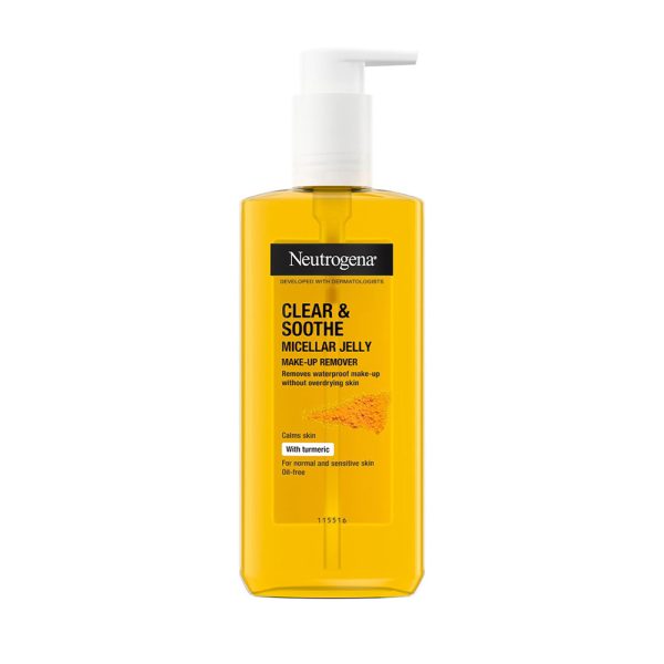ژل میسلار پاک کننده صورت نوتروژینا مدل Clear & Soothe حجم 200 میلی لیتر