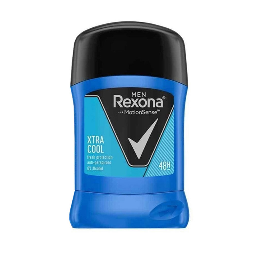 rexona-man-xtra-cool-stick استیک ضدتعریق رکسونا مدل Xtra Cool مردانه 40 گرم