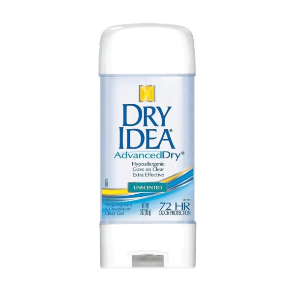 دئودورانت ژله‌ای ضدتعریق درای آیدیا رایحه Unscented زنانه 85 گرم